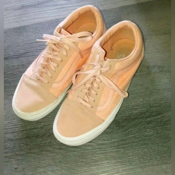 Vans Old Skool Spanish villa pastel pink womens size 8.5 Casual Skater - Picture 2 of 3